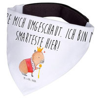 Produktbild von Mr. & Mrs. Panda Hundehalstuch Capybara König aus Polyester Größe L Weiß