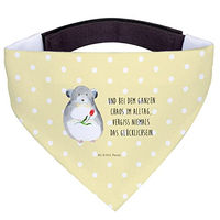 Produktbild von Mr. & Mrs. Panda Hundehalstuch Chinchilla Blume Gelb Größe S