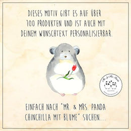 Produktbild von Mr. & Mrs. Panda Hundehalstuch Chinchilla Blume Weiß Größe S