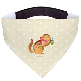 Mr. & Mrs. Panda Hundehalstuch Eichhörnchen Smoothie Gelb Größe S – Bild 1 von 7