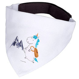 Mr. & Mrs. Panda Hundehalstuch Einhorn Bergsteiger Weiß Polyester Größe S – Bild 1 von 2