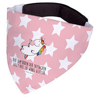 Produktbild von Mr. & Mrs. Panda Hundehalstuch Einhorn Cocktail in Rot und Rosa