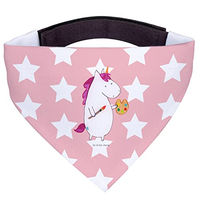 Produktbild von Mr. & Mrs. Panda Hundehalstuch Einhorn Design aus Polyester in Rosa und Rot