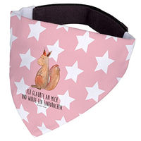 Produktbild von Mr. & Mrs. Panda Hundehalstuch Einhorn Design in Rot und Rosa aus Stoff