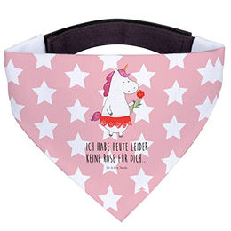 Mr. & Mrs. Panda Hundehalstuch Einhorn Design Rosa Rot – Bild 1 von 5