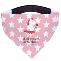 Produktbild von Mr. & Mrs. Panda Hundehalstuch Einhorn Design Rosa Rot