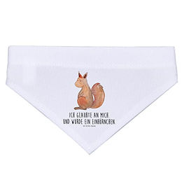Mr. & Mrs. Panda Hundehalstuch Einhorn Glauben Weiß Größe S – Bild 1 von 3