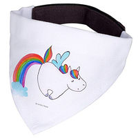 Produktbild von Mr. & Mrs. Panda Hundehalstuch Einhorn Motiv aus Stoff in Bunt und Weiß