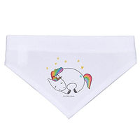 Produktbild von Mr. & Mrs. Panda Hundehalstuch Einhorn Nacht Weiß Größe S