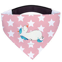 Produktbild von Mr. & Mrs. Panda Hundehalstuch Einhorn Schnuller Rosa Rot Größe S aus Polyester