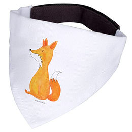 Mr. & Mrs. Panda Hundehalstuch Einhorn und Fuchs in Weiß Größe M – Bild 1 von 2