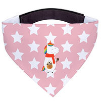 Produktbild von Mr. & Mrs. Panda Hundehalstuch Einhorn und Pilz Rosa Rot Größe S aus Polyester
