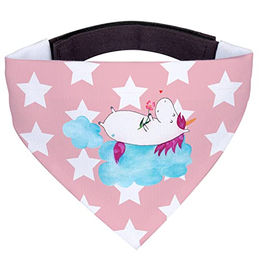 Mr. & Mrs. Panda Hundehalstuch Einhorn Verliebt Rosa Rot Polyester Größe M – Bild 1 von 3