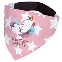 Produktbild von Mr. & Mrs. Panda Hundehalstuch Einhorn Wolke 7 aus Polyester in Rosa und Rot