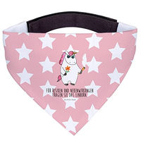 Produktbild von Mr. & Mrs. Panda Hundehalstuch Einhorn Woodstock Rosa Rot Größe S