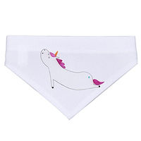 Produktbild von Mr. & Mrs. Panda Hundehalstuch Einhorn Yoga Weiß