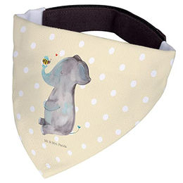 Mr. & Mrs. Panda Hundehalstuch Elefant Biene aus Polyester in Gelb und Beige Größe L – Bild 1 von 3