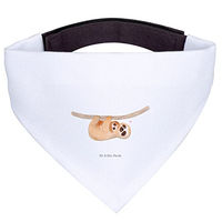 Produktbild von Mr. & Mrs. Panda Hundehalstuch Faultier Weiß Größe S