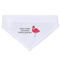 Produktbild von Mr. & Mrs. Panda Hundehalstuch Flamingo Classic Rosa Weiß Größe S
