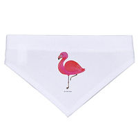 Produktbild von Mr. & Mrs. Panda Hundehalstuch Flamingo Classic Rosa Weiß Polyester Größe S