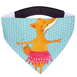 Mr. & Mrs. Panda Hundehalstuch Fuchs Ballerina in Rosa Türkis Bunt – Bild 1 von 7