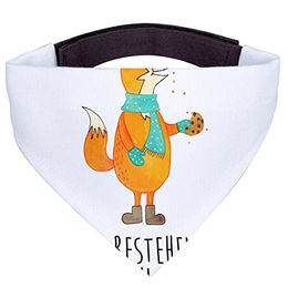 Mr. & Mrs. Panda Hundehalstuch Fuchs Keks Bandana aus Polyester Größe S Weiß – Bild 1 von 7