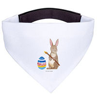 Produktbild von Mr. & Mrs. Panda Hundehalstuch Hase Eier Malen Weiß Polyester Größe S