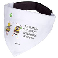 Produktbild von Mr. & Mrs. Panda Hundehalstuch Hummeln Kleeblatt Grösse M aus Polyester