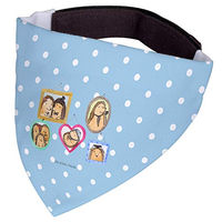 Produktbild von Mr. & Mrs. Panda Hundehalstuch Igel Familie Blau aus Polyester Größe S