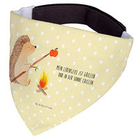 Produktbild von Mr. & Mrs. Panda Hundehalstuch Igel Grillen Gelb aus Polyester