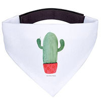 Produktbild von Mr. & Mrs. Panda Hundehalstuch Kaktus Wut Bandana aus Polyester Weiß Größe L
