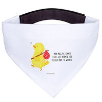 Produktbild von Mr. & Mrs. Panda Hundehalstuch Küken Wander Motiv Weiß aus Polyester Größe S