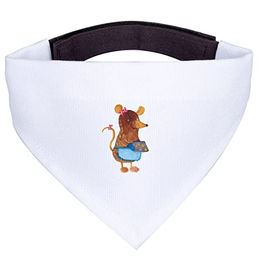 Mr. & Mrs. Panda Hundehalstuch Maus Kekse Weiß Größe S – Bild 1 von 2