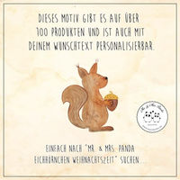 Produktbild von Mr. & Mrs. Panda Hundehalstuch mit Eichhörnchen-Weihnachtsmotiv in Weiß Größe M