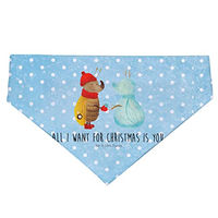 Produktbild von Mr. & Mrs. Panda Hundehalstuch Nachtfalter Schneemann Winter Bunt