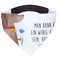 Produktbild von Mr. & Mrs. Panda Hundehalstuch Nicki Blume Weiß Größe M