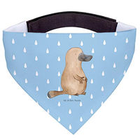 Produktbild von Mr. & Mrs. Panda Hundehalstuch Nicki Schnabeltier Mut Blau Größe M