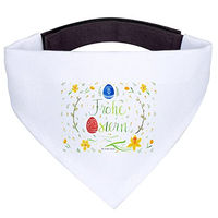 Produktbild von Mr. & Mrs. Panda Hundehalstuch Ostern Bandana aus Polyester Größe S Weiß