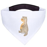 Produktbild von Mr. & Mrs. Panda Hundehalstuch Otter Design gefüttert weiß Größe L