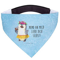 Produktbild von Mr. & Mrs. Panda Hundehalstuch Pinguin Kokosnuss Blau aus Polyester Größe M
