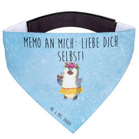 Produktbild von Mr. & Mrs. Panda Hundehalstuch Pinguin Kokosnuss Blau Größe S