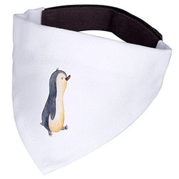Mr. & Mrs. Panda Hundehalstuch Pinguin marschieren Weiß Größe S – Bild 1 von 2