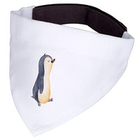 Produktbild von Mr. & Mrs. Panda Hundehalstuch Pinguin marschieren Weiß Größe S