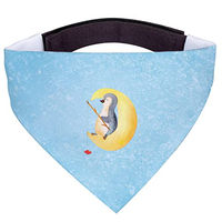 Produktbild von Mr. & Mrs. Panda Hundehalstuch Pinguin Mond Blau aus Polyester Größe S