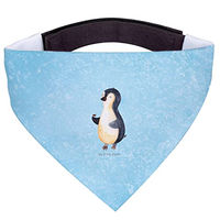 Produktbild von Mr. & Mrs. Panda Hundehalstuch Pinguin und Marienkäfer Blau aus Polyester Größe S