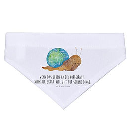 Mr. & Mrs. Panda Hundehalstuch Schnecke Sir in Weiß und Bunt – Bild 1 von 2