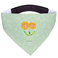 Produktbild von Mr. & Mrs. Panda Hundehalstuch Sonnenblume Grün Größe S