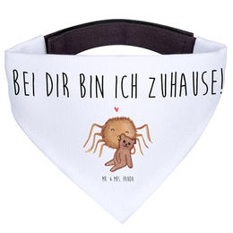 Mr. & Mrs. Panda Hundehalstuch Spinne Agathe Teddy aus Polyester Weiß Größe L – Bild 1 von 6