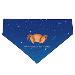 Mr. & Mrs. Panda Hundehalstuch Sternzeichen Krebs Blau Größe S – Bild 1 von 3