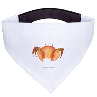 Produktbild von Mr. & Mrs. Panda Hundehalstuch Sternzeichen Krebs Weiß Polyester Größe S
